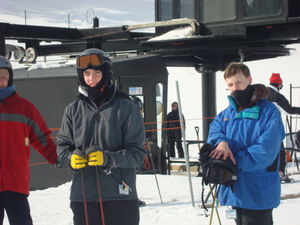 Part of the ski crew